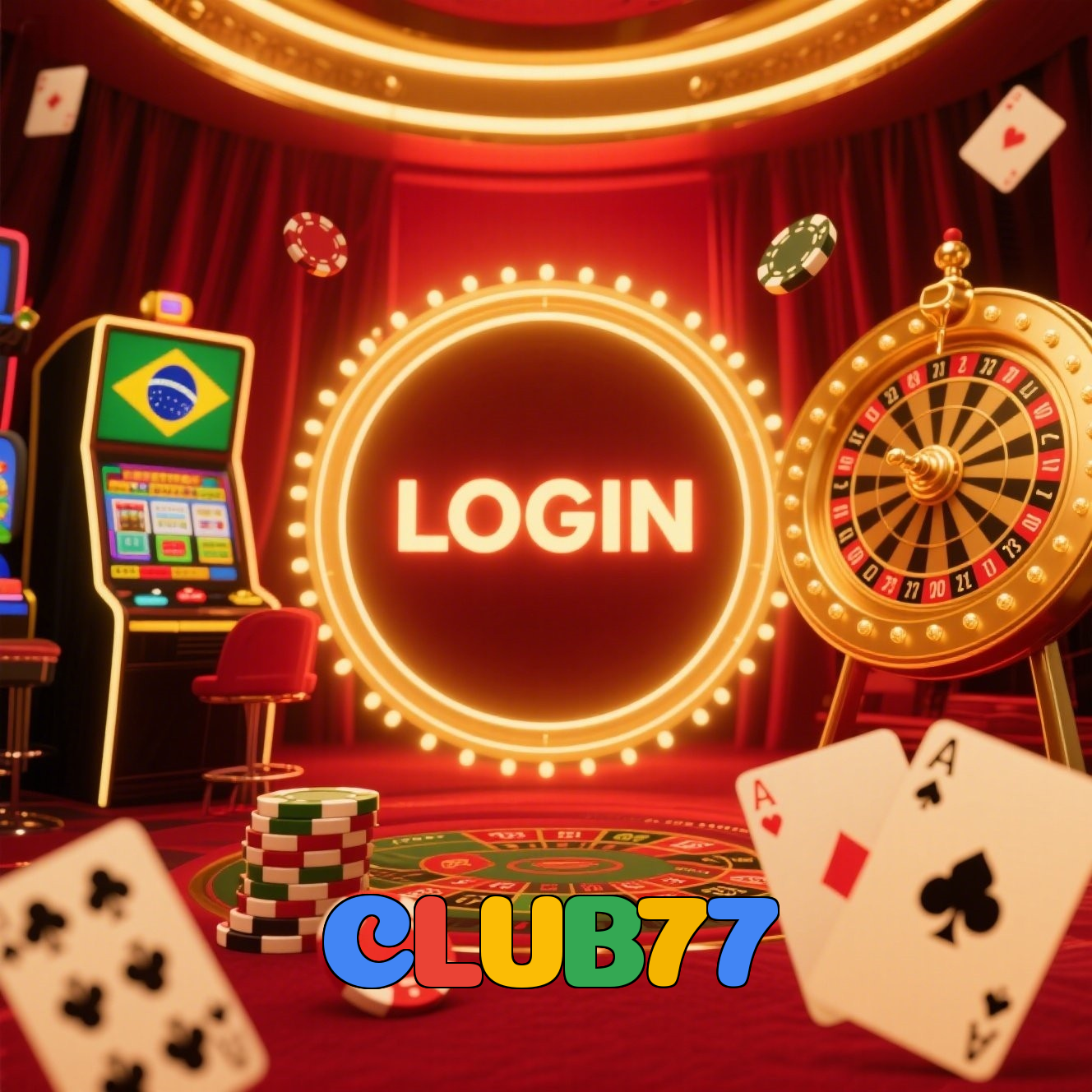 Problemas de Login no CLUB77