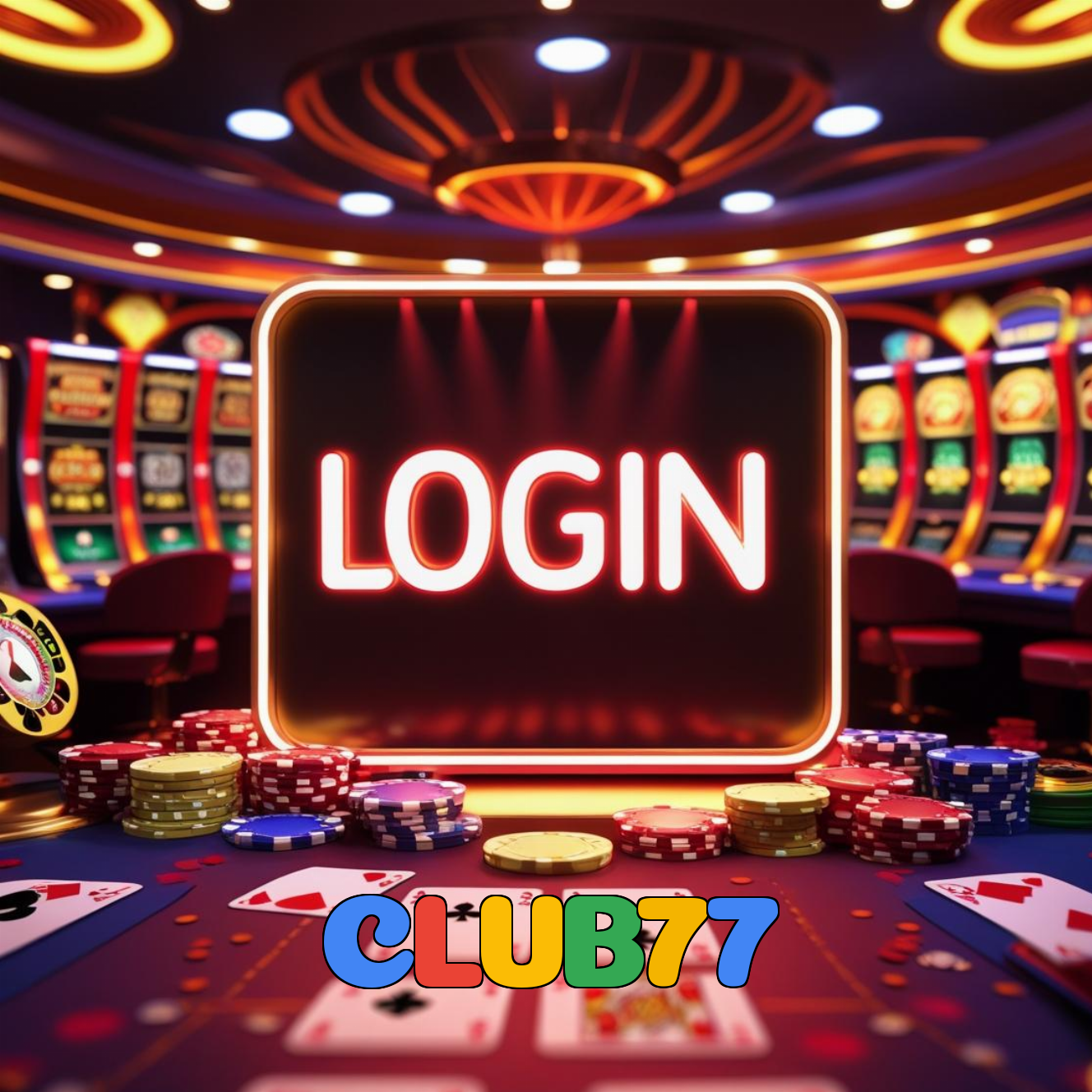 Login no CLUB77